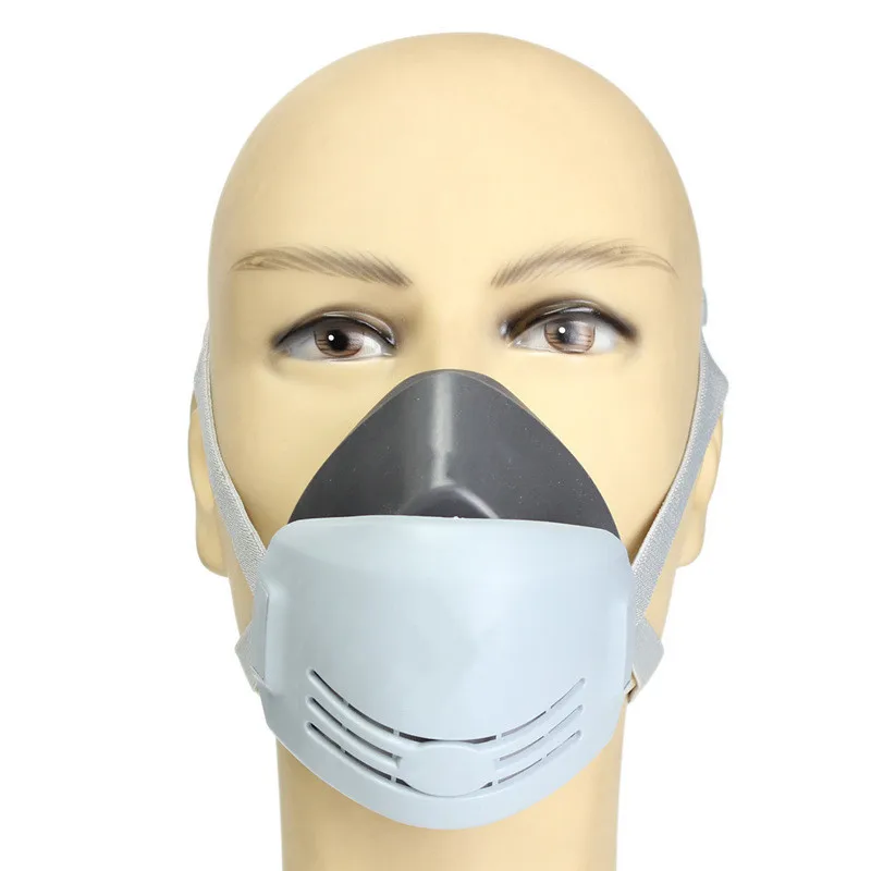 Высококачественный мягкий пластик + резиновый Противопылевой респиратор для