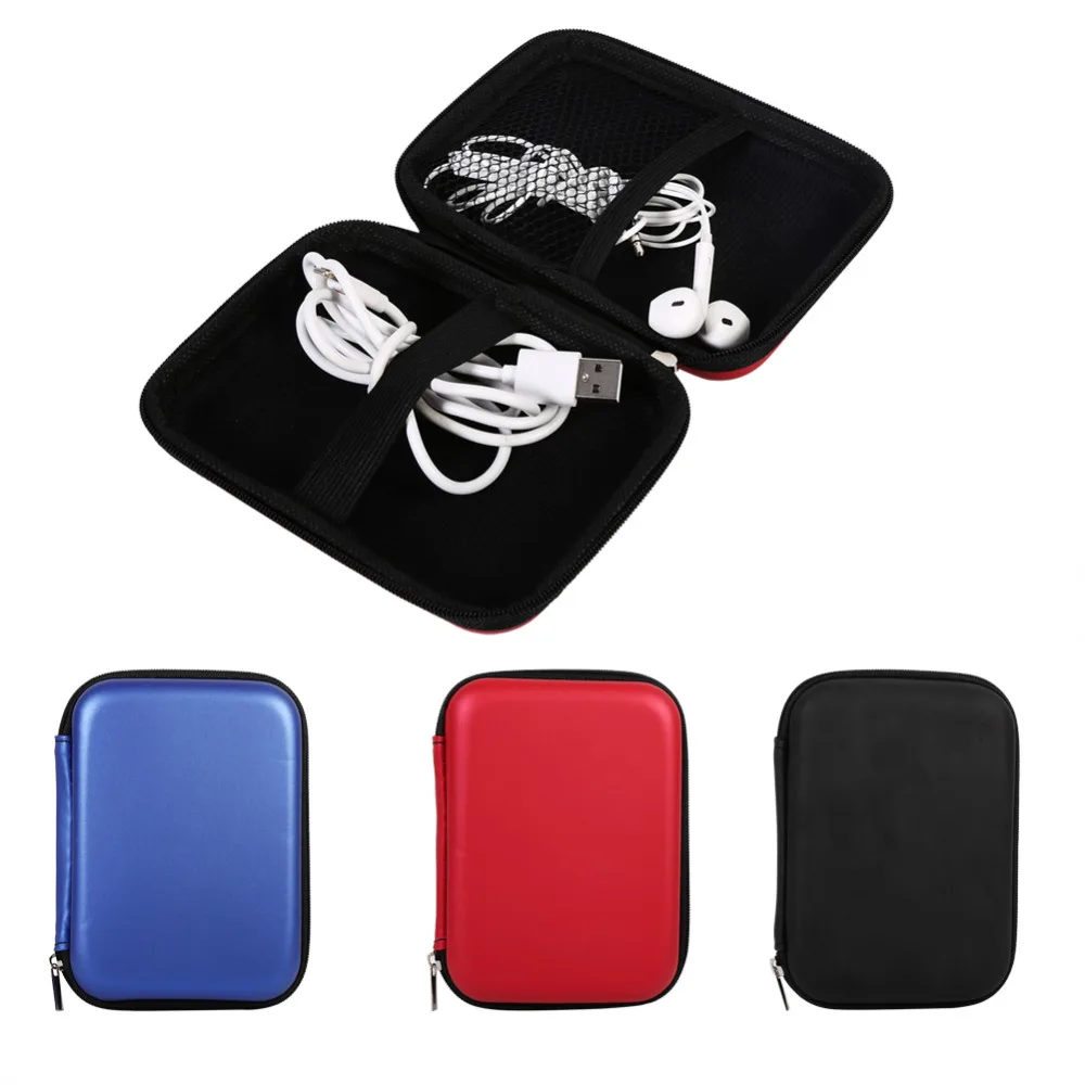 Портативный органайзер сумка для хранения чехол наушников электронные