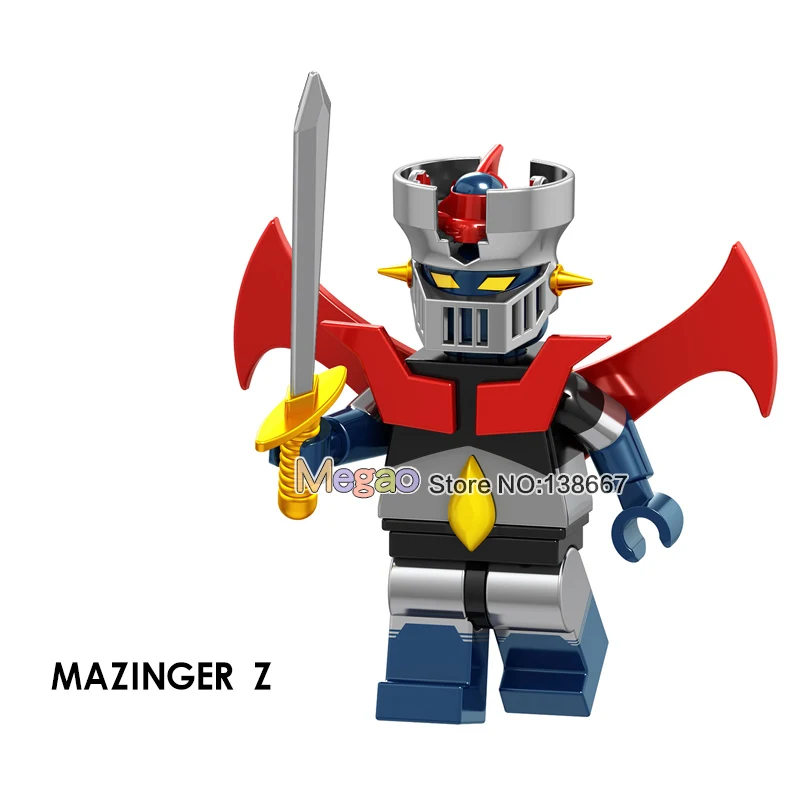 Белый Voltes V Daimos Mechander Robo Com Battler V аниме строительные блоки мазингер Z Voltron Beast King Predator игрушки для детей Подарки - Цвет: Белый