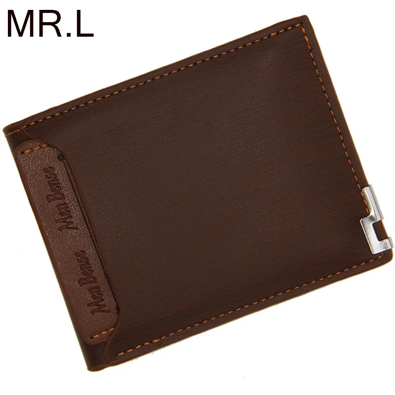 M R.L мужской кошелек из искусственной кожи с отделением для карт короткий кожаный