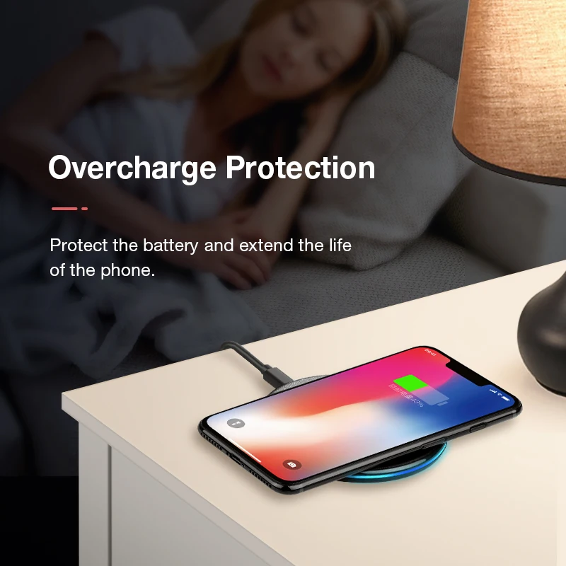 SANLEPUS Qi Wireless Charger Charging Induction USB for Apple iPhone 8 Plus/ X Samsung Galaxy S8/S8 Plus Note | Мобильные телефоны