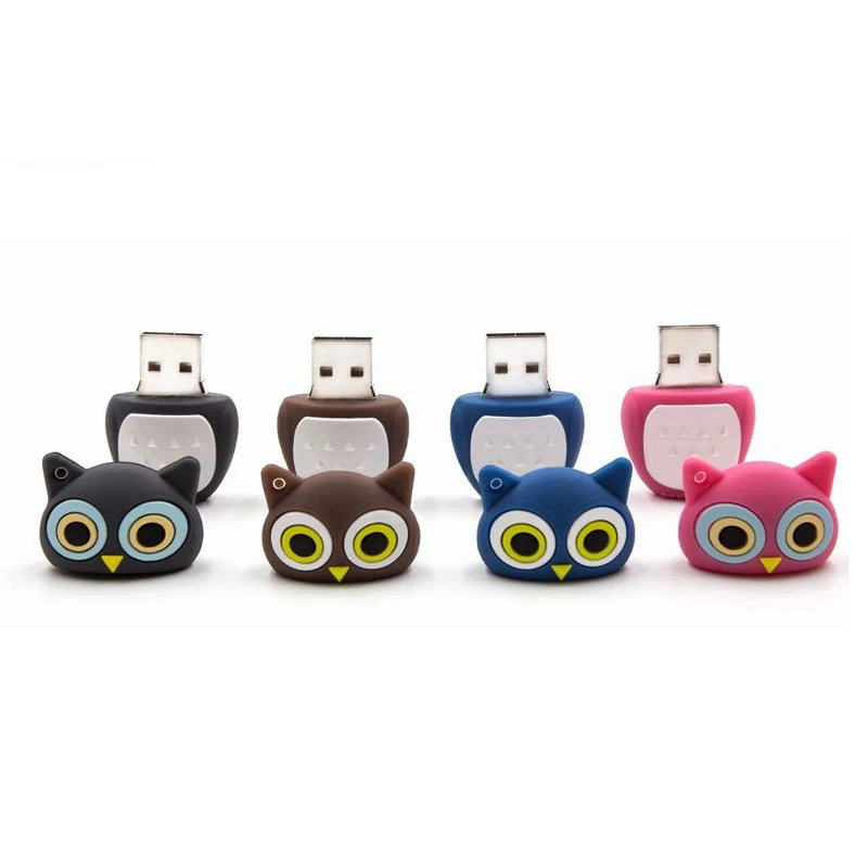 Креативные милые Новый USB флеш-накопитель Флеш накопитель с мультипликационным