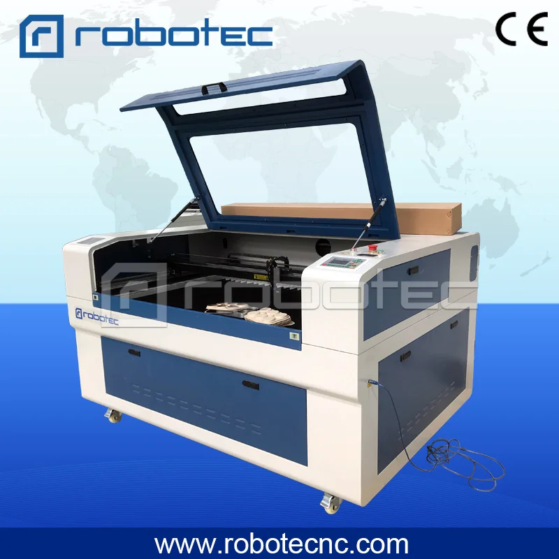 

Robotec hot sale CO2 Reci 80w 100w 150w laser engraving and cutting machine for acrylic plywood cnc laser cutter 1390 engraver