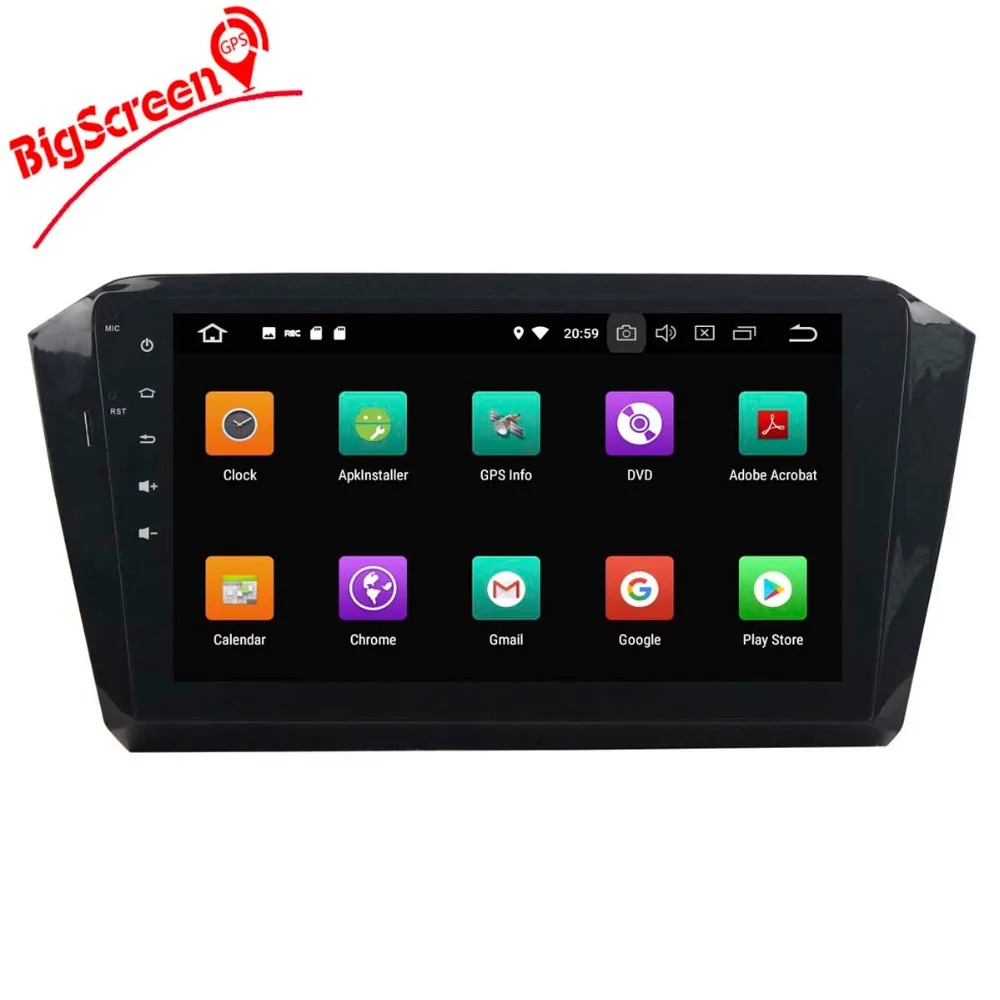 10," Android 9,0 ram 4+ 64GB 8 Core автомобильный навигационный GPS радиоприемник для Volkswagen VW Passat B8 Magotan 4G головное устройство радио ips