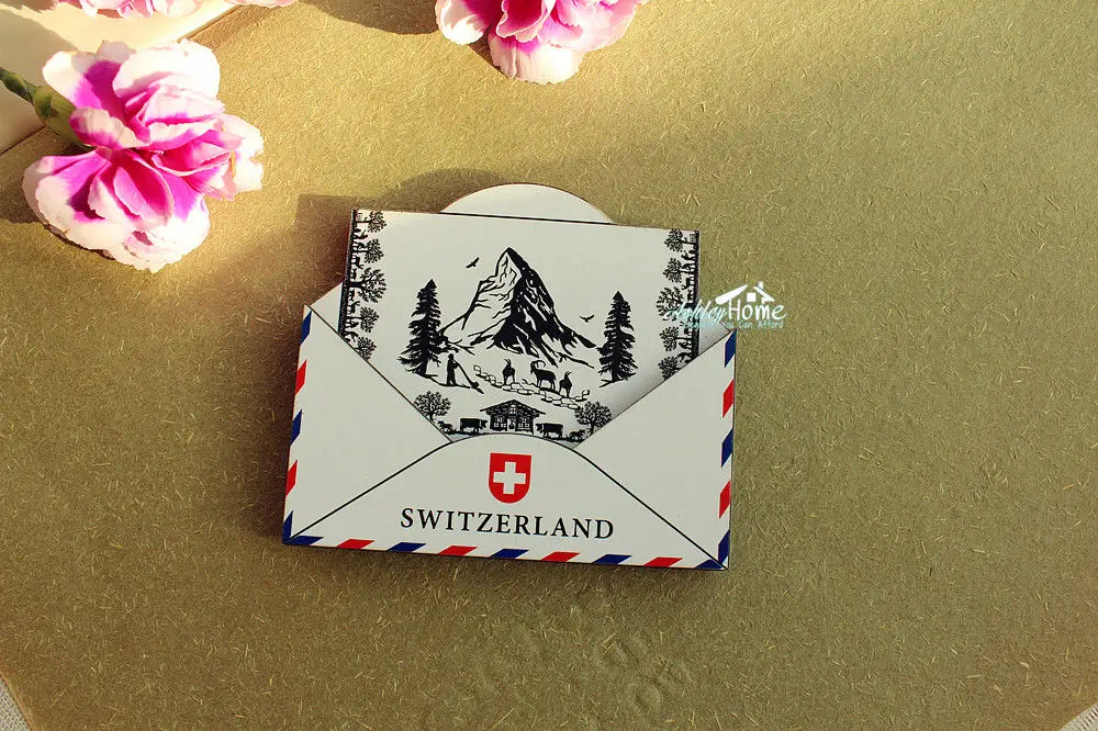 Matterhorn Швейцария туристический сувенир 3D Деревянный магнит на холодильник
