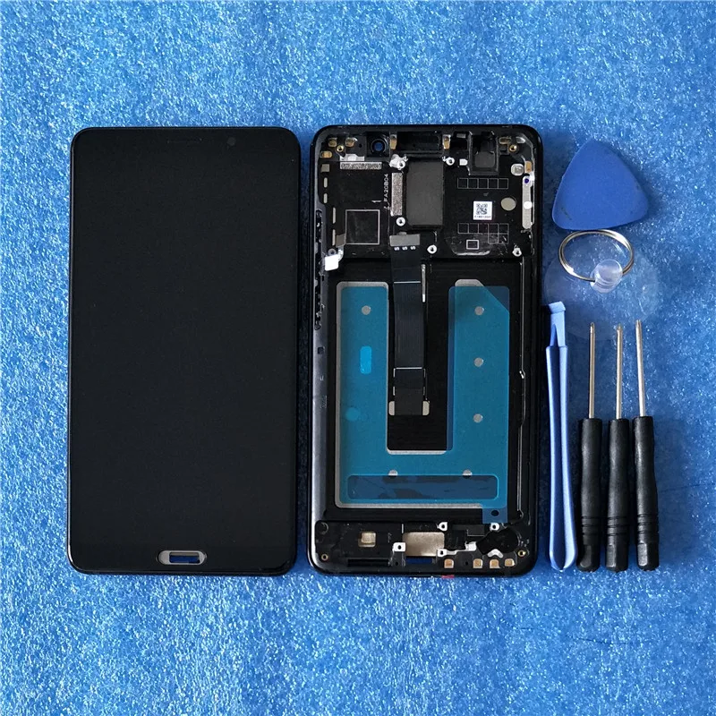 Оригинальная рамка lcd для huawei Коврики 10 ALP-L09 ALP-L29 Axisinternational ЖК-дисплей Экран дисплея рамка+ сенсорный экран Панель дигитайзер в сборе