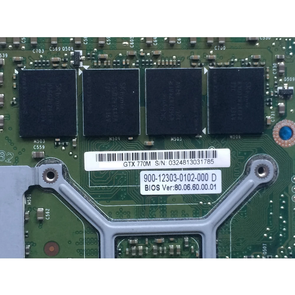 D3XJC 0D3XJC CN-0D3XJC Подлинная новая GTX 770M GTX770M, 3 Гб оперативной памяти, GDDR5 MXM видеокарта для Alienware 17 R1/18 R1