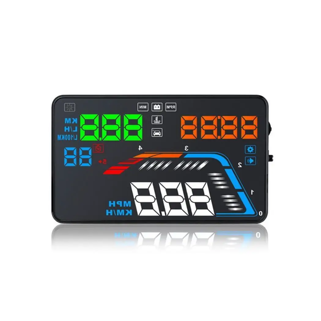 Q700 5 дюймов OBD HUD Автомобильный дисплей лобовое стекло проектор бортовой