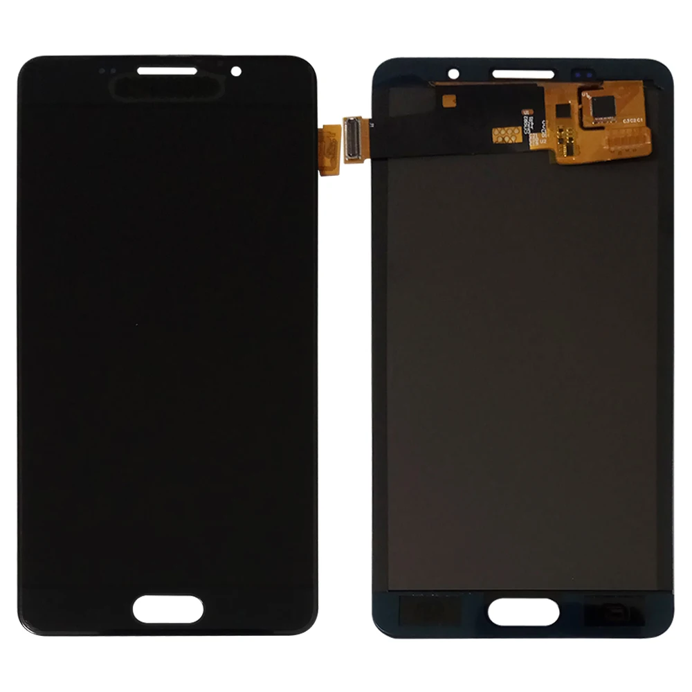 A510 экран для samsung Galaxy A5 дисплей A510 A510FD A510F A510M ЖК-дисплей кодирующий преобразователь сенсорного экрана в сборе части панели