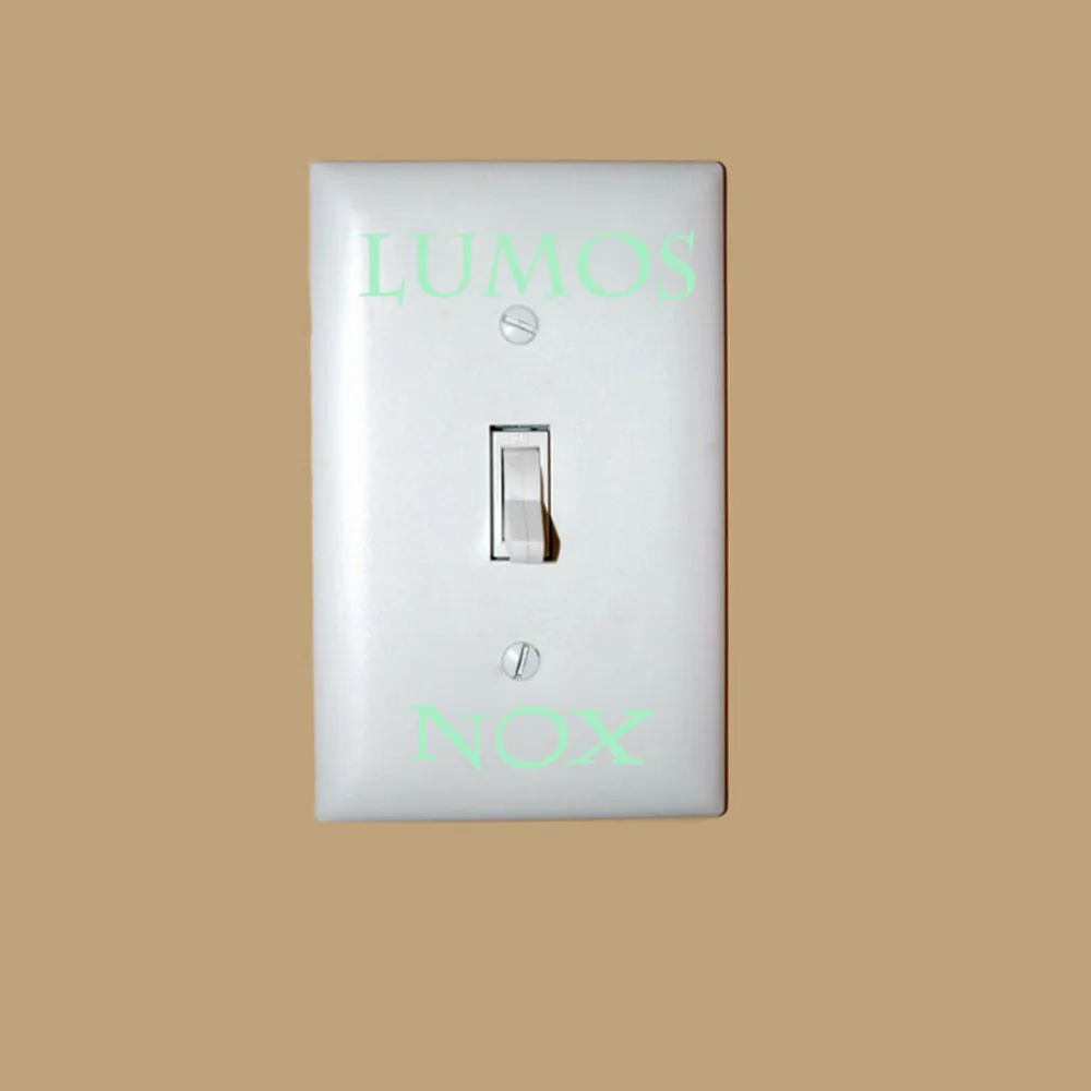 1 шт. Новый светящийся Переключатель Lumos Nox светсветильник йся стикер для