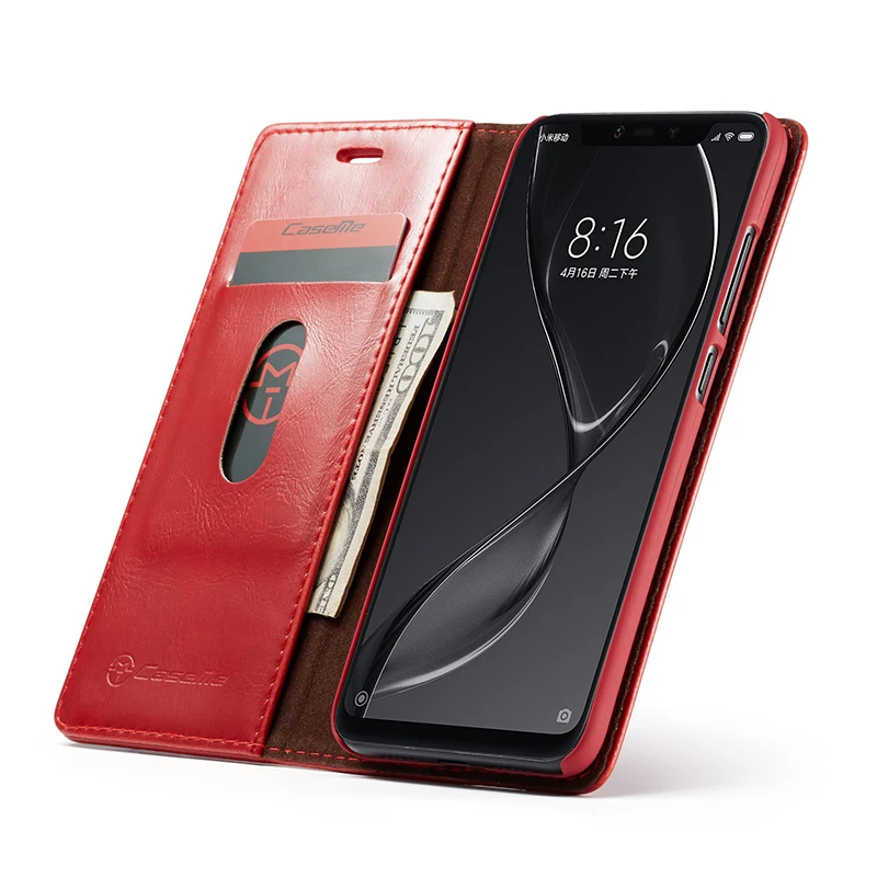Магнитный кожаный чехол для Xiaomi mi 8 mi 5 Red mi примечание 6 Pro Чехол-портмоне с отделением для карт чехол для спортивной камеры Xiao mi Red mi 6 6A 6 Pro Note 3 флип-чехол для телефона