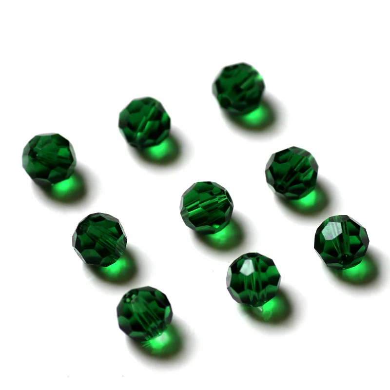 Стеклянные бусины с футбольным мячом 8 мм 100 шт./лот 2020|crystal glass beads|european charmsjewelry beads |