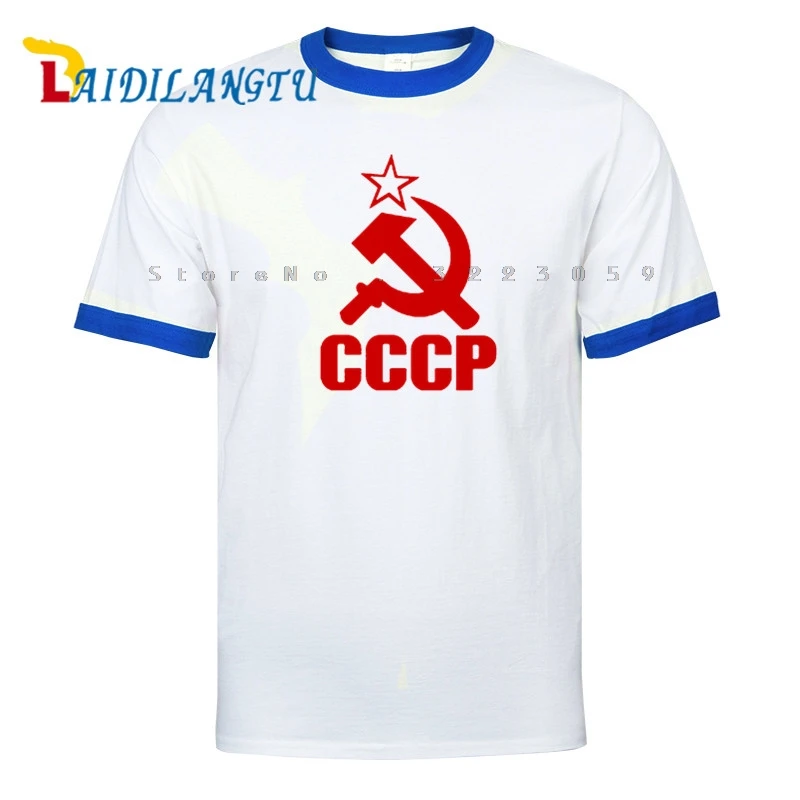 Хлопковые футболки топы с принтом Советского Союза КГБ мужские рукавами реглан