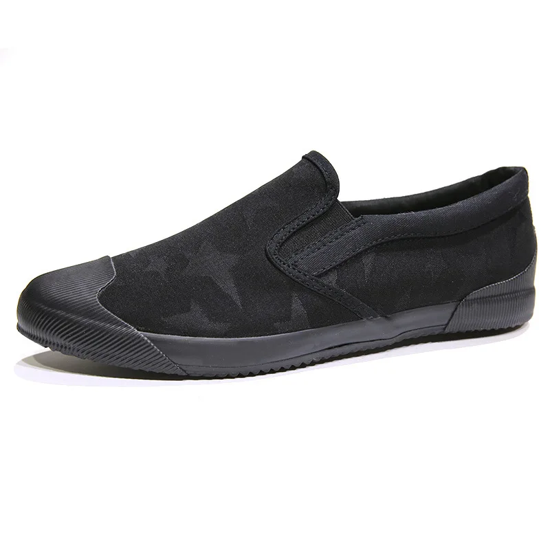 Новые Люди Бездельники Дышащие Холст Обувь 2017 мужские Квартиры Скольжения на