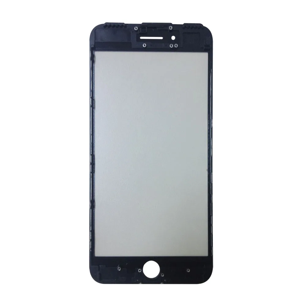 10 шт./лот чехол для телефона Apple iPhone 7 Plus стеклянный объектив с рамкой OCA клей