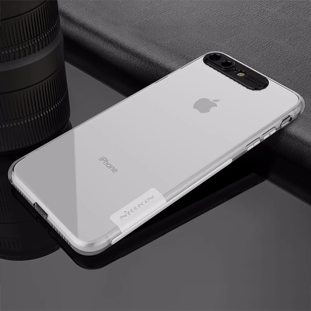 Прозрачный мягкий чехол для телефона NILLKIN из ТПУ iPhone 8 Plus чехлы телефонов