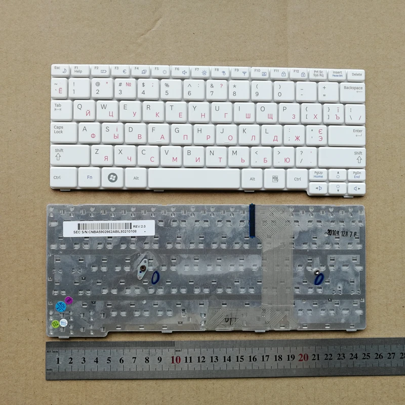 

Russian RU new laptop keyboard for SAMAUNG NF110 NF108 white