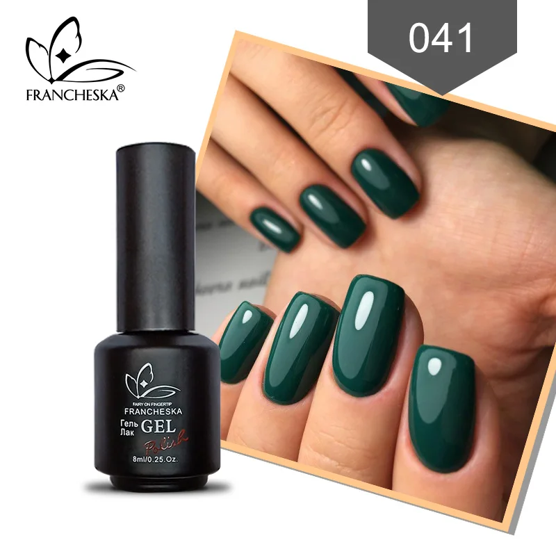 Francheska 041 Francheska гель лак для ногтей гель лак 80 цветов светодиодный УФ nagels spulletjes oje впитывающий полуперманентный Smalto для unghie Гель-лак - Цвет: Francheska 041
