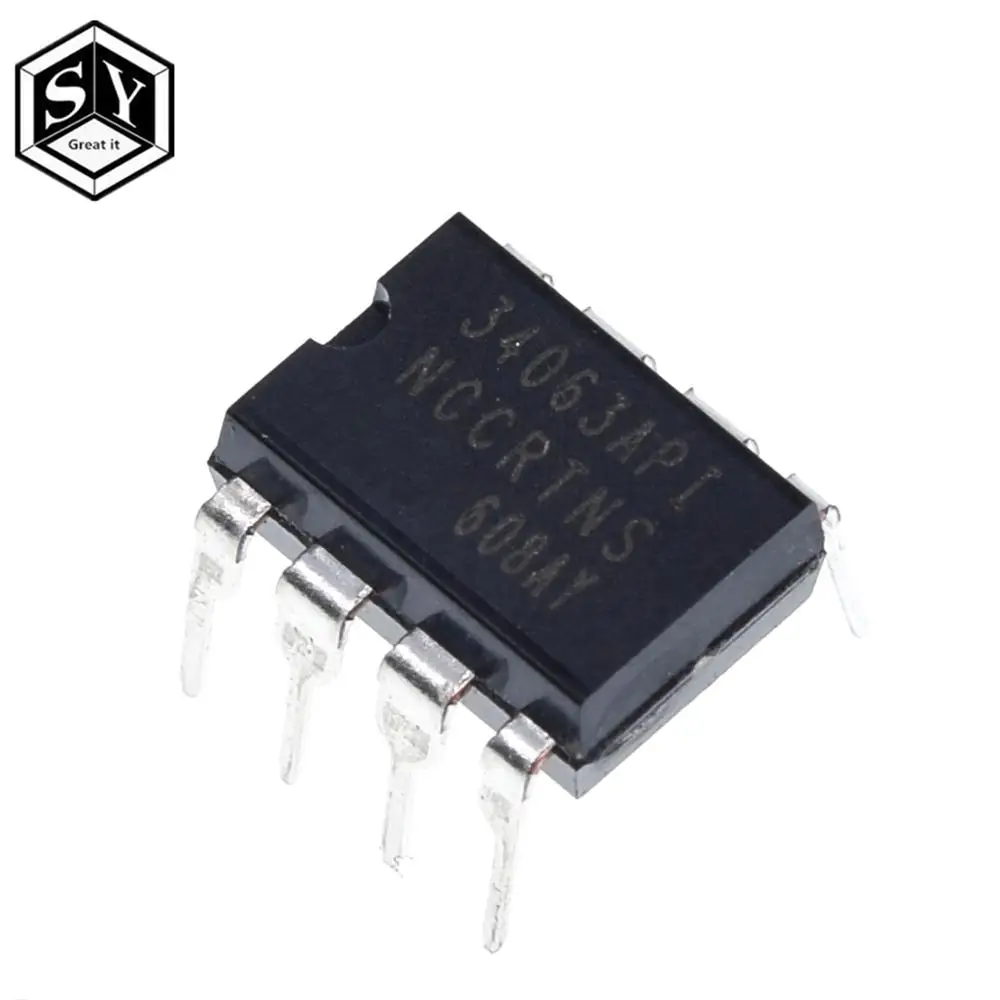 GREAT IT 10 шт. MC34063API MC34063 34063 DIP8 DIP Boost или понижающий преобразователь постоянного