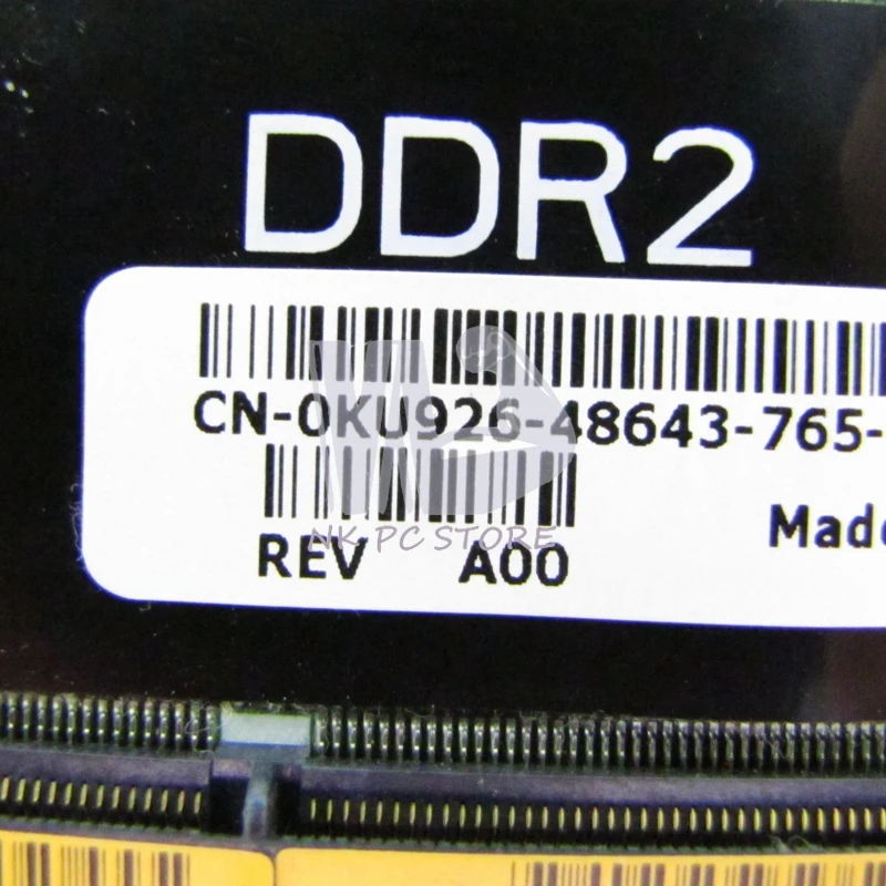 Материнская плата NOKOTION для ноутбука Dell 1520 модель bl0ku926 KU926 DDR2 со слотом видеокарты