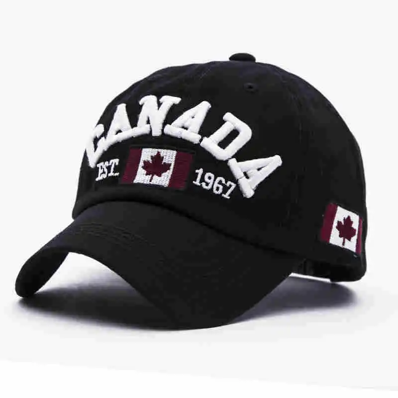 VORON 2017 хлопок Gorras канадский бейсбольный Cap флаг Канады шляпа Снэпбэк Регулируемая