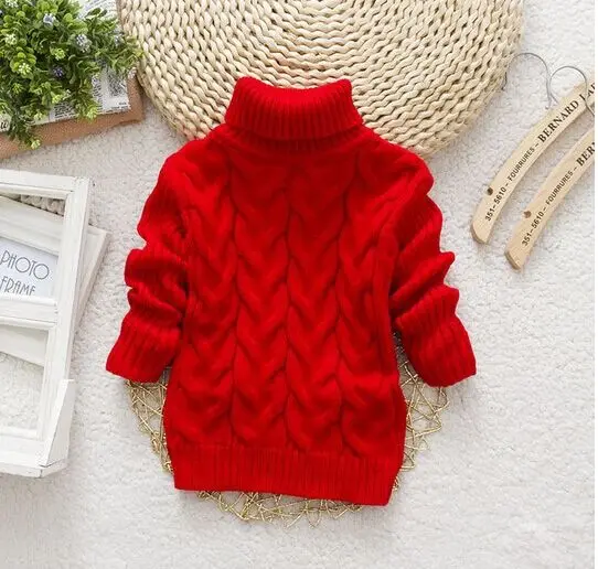 Осенне зимняя одежда для маленьких мальчиков и девочек теплые свитера детские