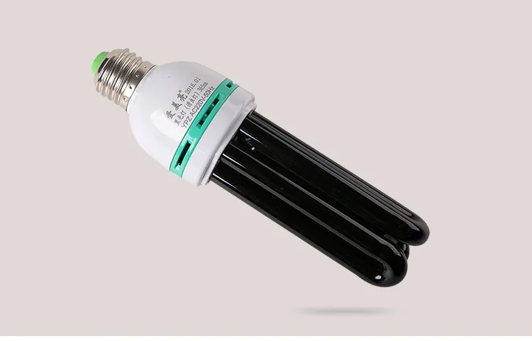220V E27 5-40 Вт УФ лампа УФ ультрафиолетовый флуоресцентный свет лампа Спиральные энергосберегающие черный светло-фиолетовые лампы освещения