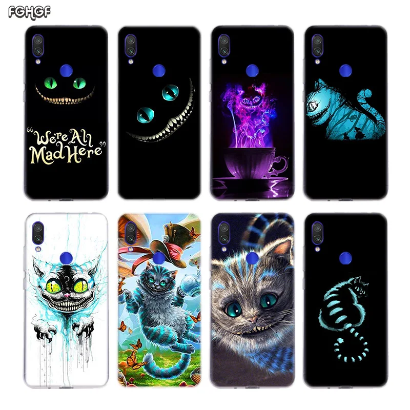 alice in wonderland cheshire cat Case For Xiaomi Redmi Note 7 6 Pro 5 4 4X K20 7A Y3 S2 5A 6A Xiomi Pocophone F1 9T 9 SE 8 A2 |