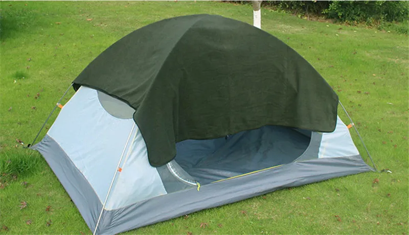 AOTU Ultra-light Portable Polar Fleece Sleeping Bag Ultralight Spring Winter Sleeping Bag Liner for Camping Travel with Carry