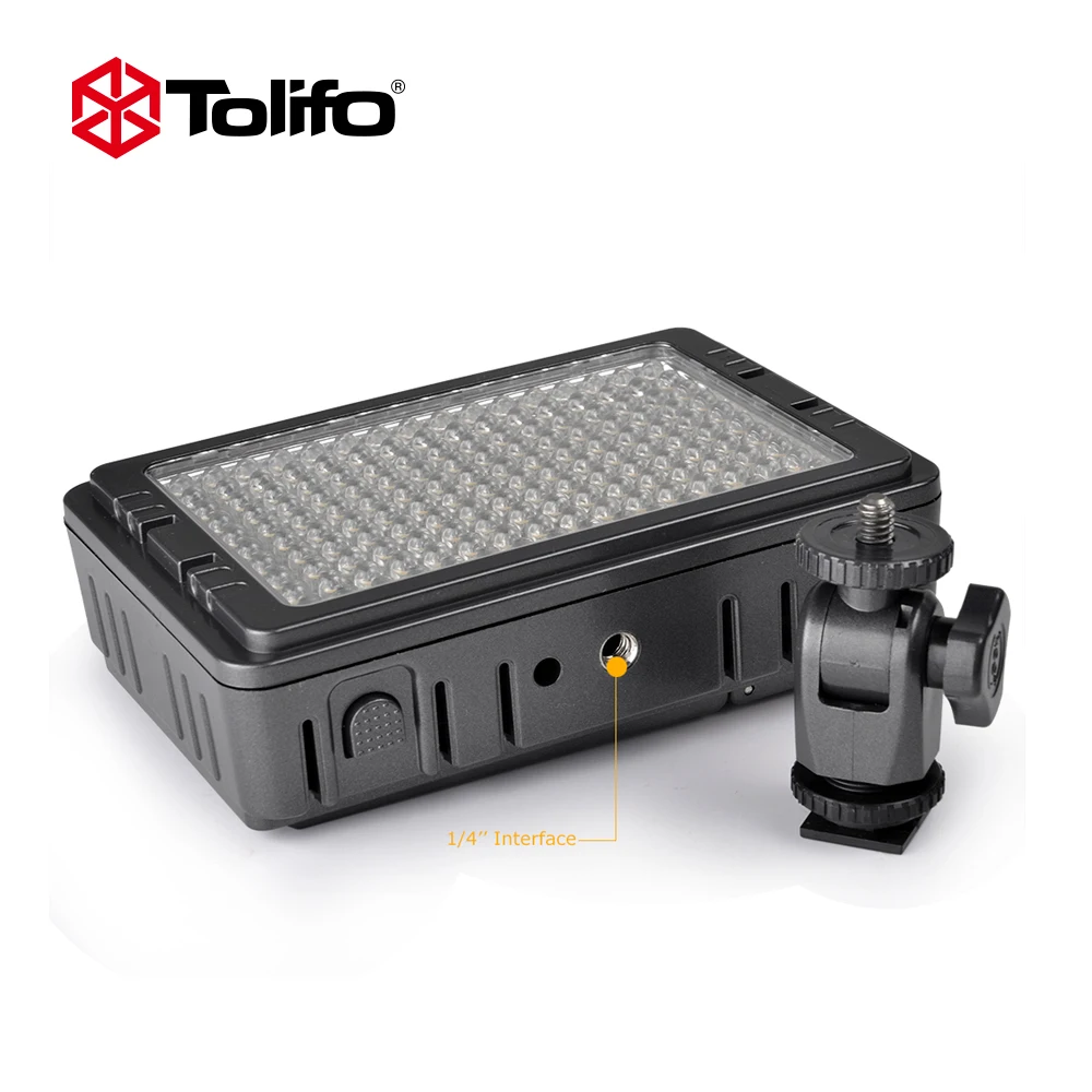 Tolifo PT 160b 160 светильник для видеокамеры двухцветная регулировка температуры