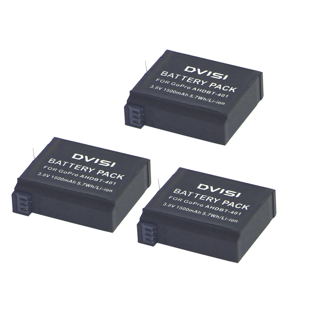 Аккумуляторная батарея для камеры GoPro HERO4 3 7 мАч шт./лот|ahdbt 401|battery for goprocamera battery |