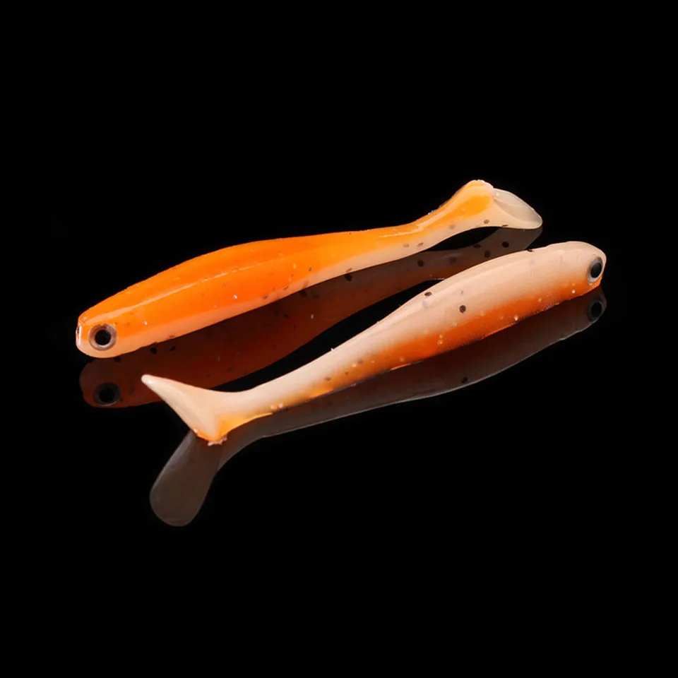 WALK FISH, 4 шт./лот, Мягкая приманка, приманка для рыбалки, Shad, червь, Iscas, искусственные, Pesca, силиконовая приманка, воблер, карп, приманки наживка - Цвет: B 2