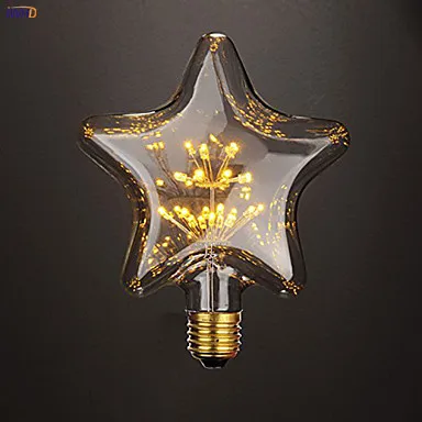IWHD All Star Bombilla Edison лампа E27 2 Вт 220 В промышленный Декор Lampara винтажный Ретро светильник Ampul Ampolletas