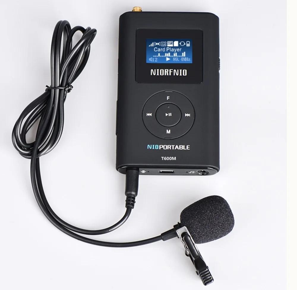 

Free Shipping 0.6W High Capacity Wireless Stereo Transmitter NIO-T600M FM PLL Transmitter for Meeting Teaching Factory Market