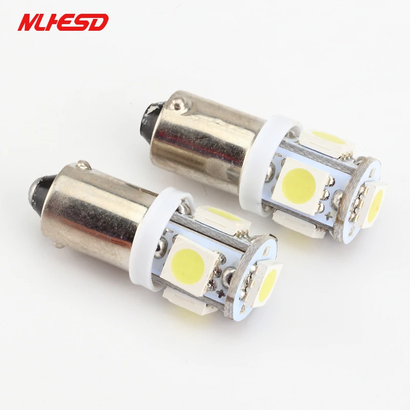 Автомобисветодиодный светодиодные лампы BA9S 5050 5SMD 6 в 3 12 В 24 2 шт. | Автомобили и