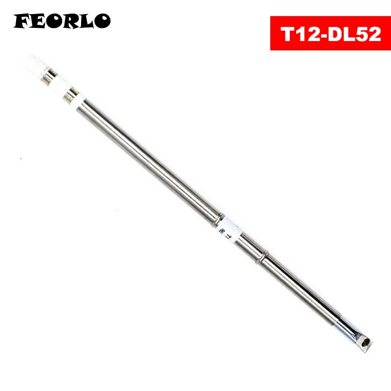 FEORLO 1 шт. ПАЯЛЬНЫЕ НАКОНЕЧНИКИ T12 для HAKKO T12-ILS D24 D08 I IL K KU ПАЯЛЬНЫЕ НАКОНЕЧНИКИ паяльные сварочные наконечники
