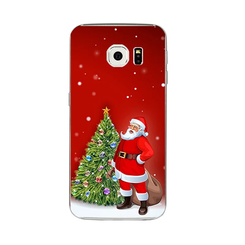 Силиконовый чехол для Galaxy S6 Edge Plus чехол для телефона для Samsung Galaxy S6 оболочка для C5 C5Pro C5000 крышка с Рождеством узор - Цвет: 9999 08