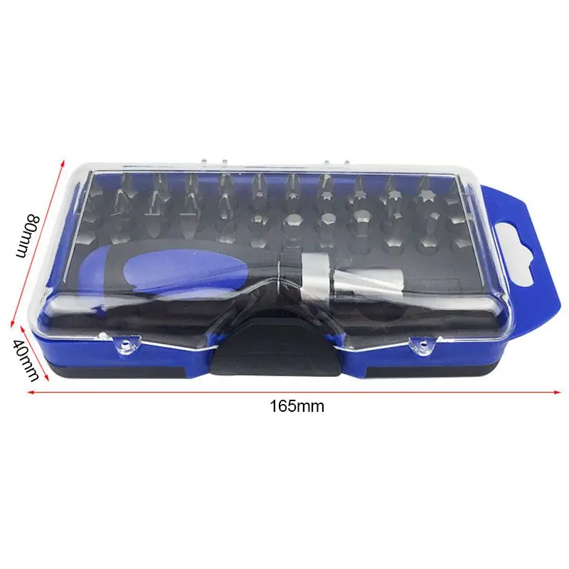 Ratcheting Screwdriver Set 38 PCS Precision Bits with Ratchet Handle CRV Tool | Инструменты
