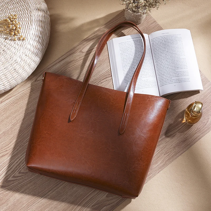 

Женская сумка-тоут BAQI, сумка на плечо, модная роскошная женская сумка через плечо из натуральной коровьей кожи, сумка-мессенджер для девушек...