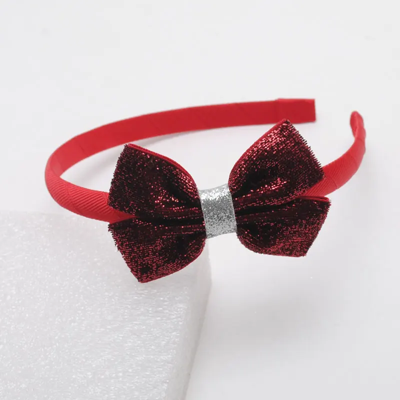 1 шт. блестящие ленты для волос лента бантики для волос девочки детские повязки для волос на голову Женский обруч для волос Бутик тиара аксессуары для волос для девочки