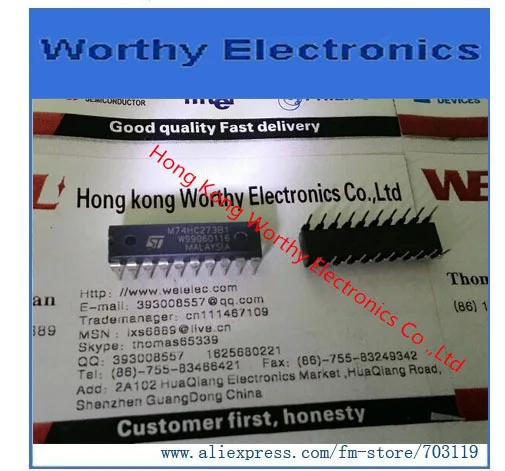 

Free shipping 10PCS/LOT M74HC273B1R M74HC273B1 74HC273B1 DIP-20