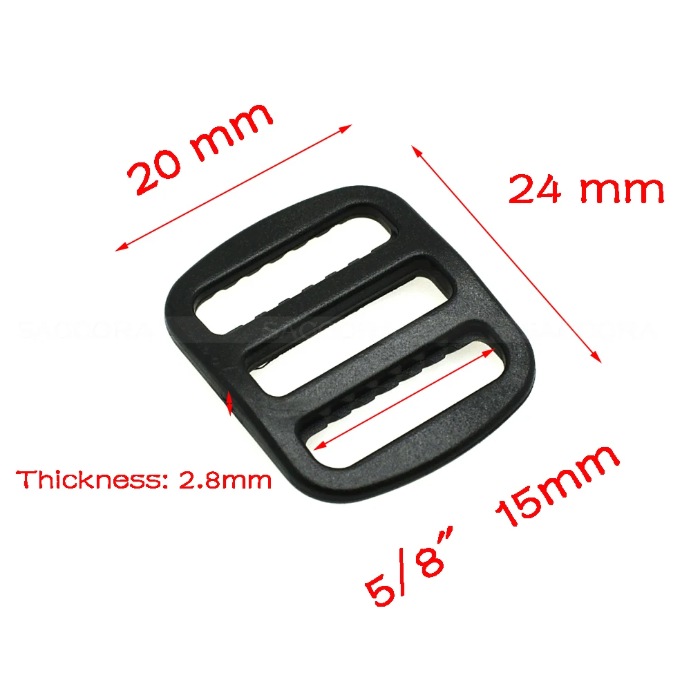 Пластиковая двойная регулируемая пряжка для рюкзака ремни багажа спортивная