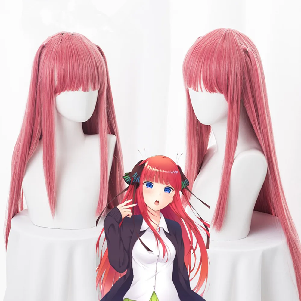 

Женский парик для косплея аниме «Накано Мику»