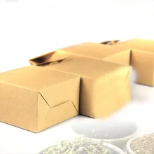 10*15.5*6cm 100pcs/lot Hot Natural Kraft Paper Bags,Party Gift Packing Box,Cookie/Candy/Nuts Bag/DIY Gift Handle Packing Box