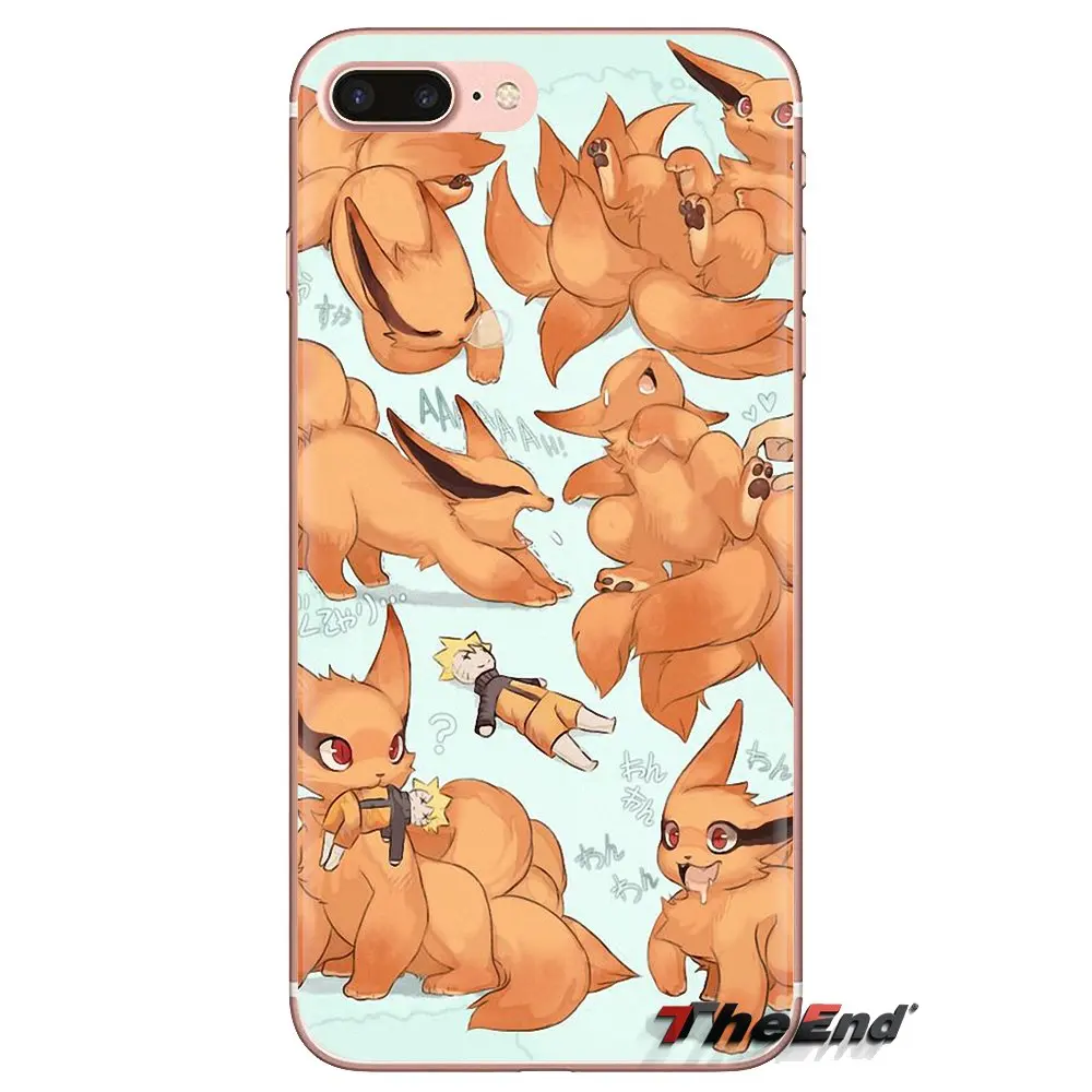 Silicone Skin Case For Oneplus 3T 5T 6T Nokia 2 3 5 6 8 9 230 3310 2.1 3.1 5.1 7 Plus 2017 2018 Uzumaki Naruto and Kurama Kyuubi |