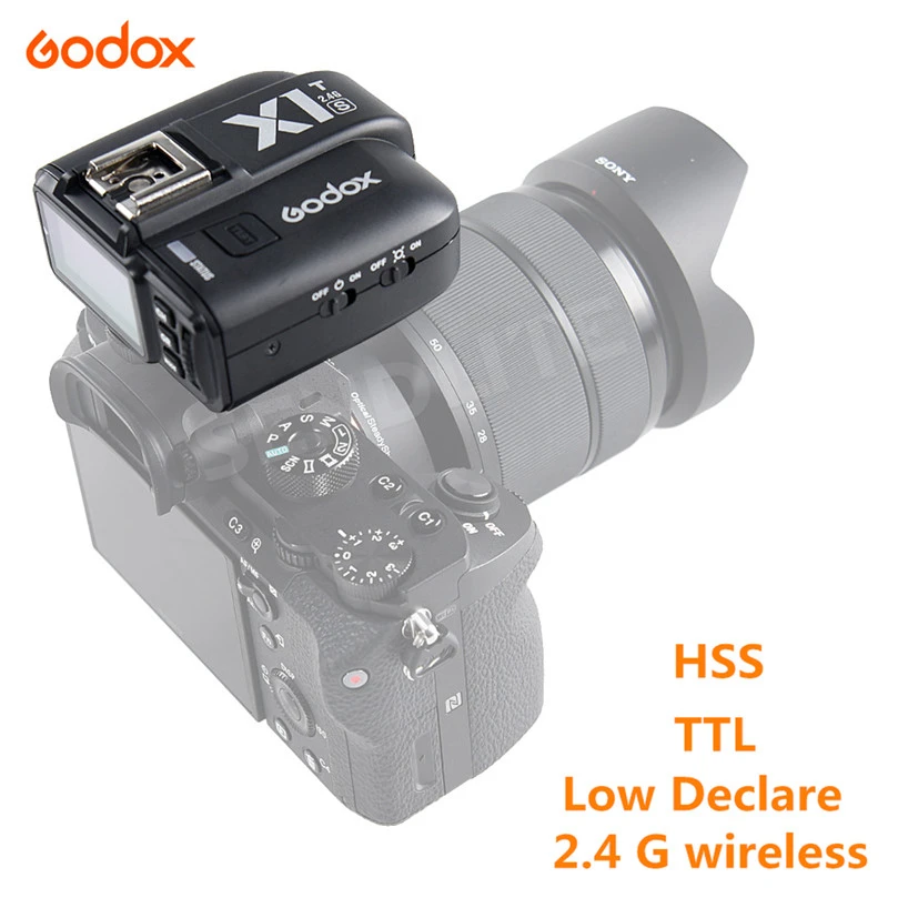 Godox X1T S TTL 1/8000s 2 4G беспроводной триггер для камер Sony Alpha A6000 A6500 A6300 A58 A7SII A37 с mi Shoe|for sony