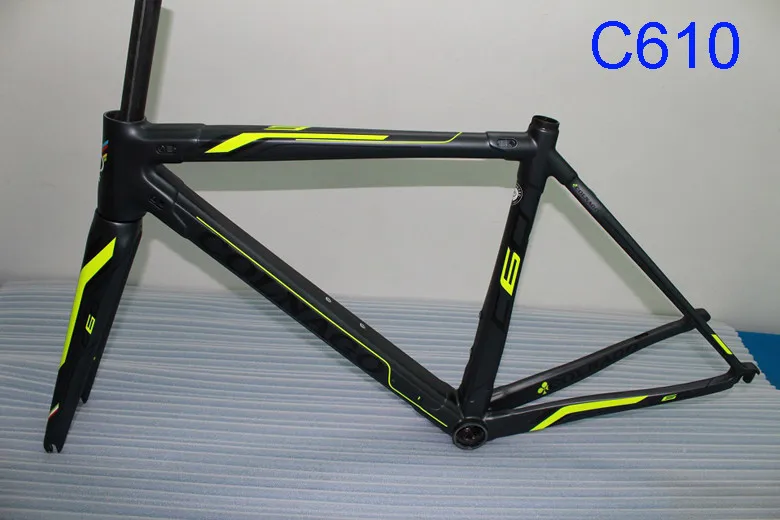 Красный colnago C60 карбоновая рама для шоссейного велосипеда из углеродного волокна, карбоновая рама для велосипеда, размер XS s m l xl - Цвет: C610