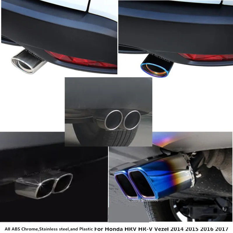 Для Honda HRV HR V Vezel 2014 2015 2016 2017 2018 автомобильный чехол Глушитель выхлопная труба