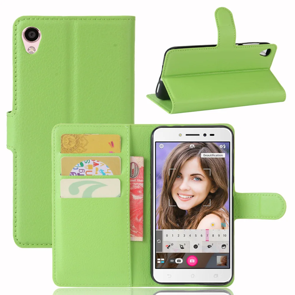 Super PU Leather Case Coque Carcasa For ASUS Zenfone 3 GO ZB501KL Flip Housing fundas Back Shell Cover | Мобильные телефоны и