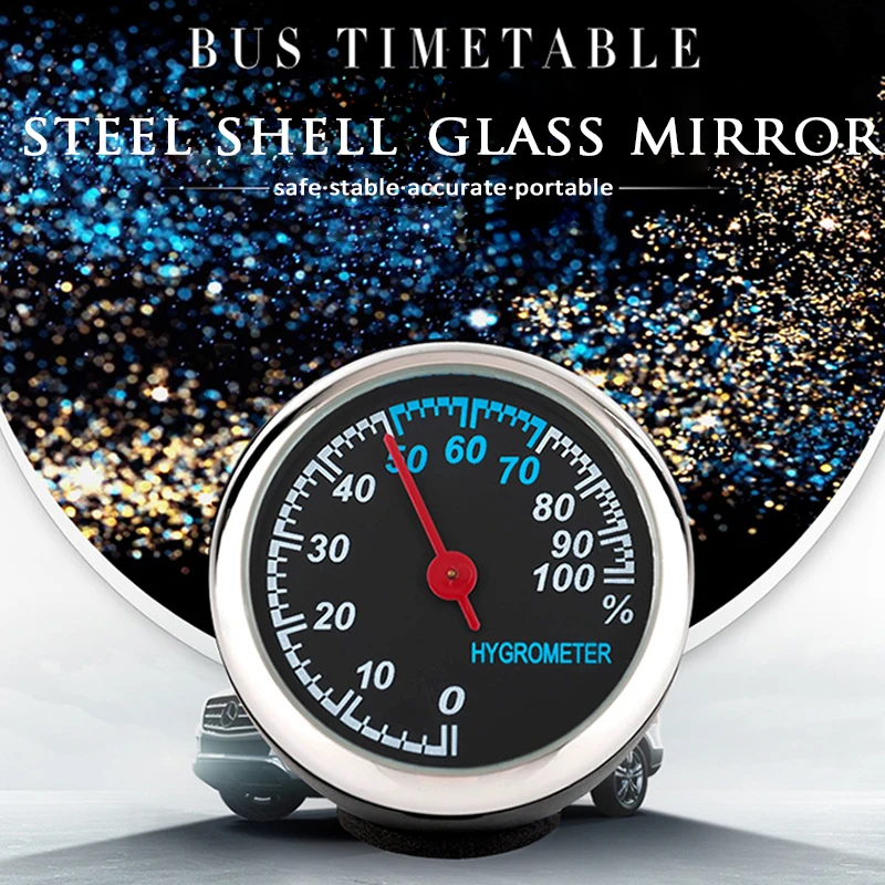 Auto Car Clock Thermometer Hygrometer Stickers For Ford Focus 2 3 VW Passat B6 B5 B7 B8 Kia Rio Ceed Sportage 2017 Accessories | Автомобили